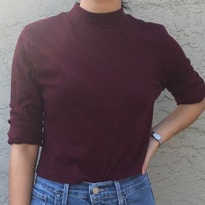 Mock neck top